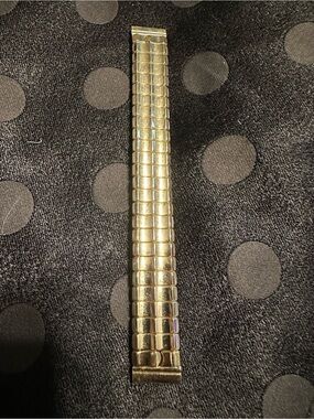 Vintage Topps Gold Tone Expandable Stretch Watch Band Replacement